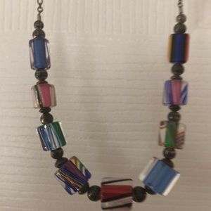Multi colored necklace